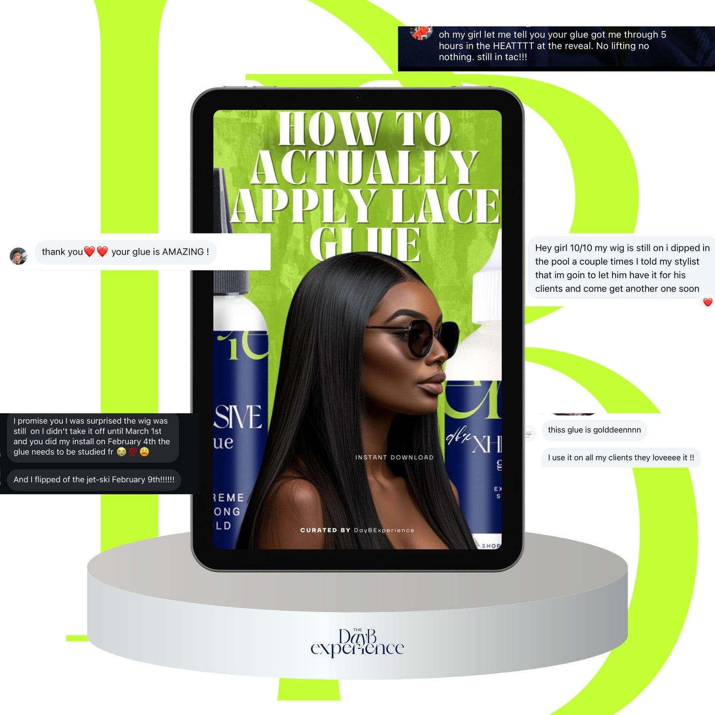 FREE GUIDE: HOW TO ACTUALLY APPLY LACE GLUE