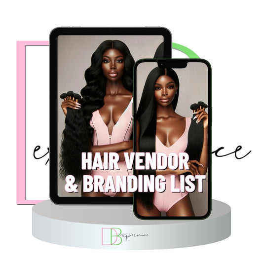 HAIR VENDOR  & BRANDING LIST